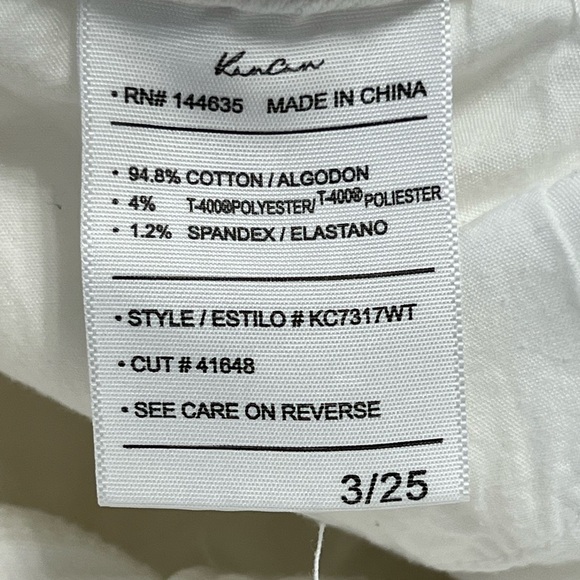 Women’s KANCAN white denim jeans slightly distressed size 3/25 EUC - Picture 10 of 10